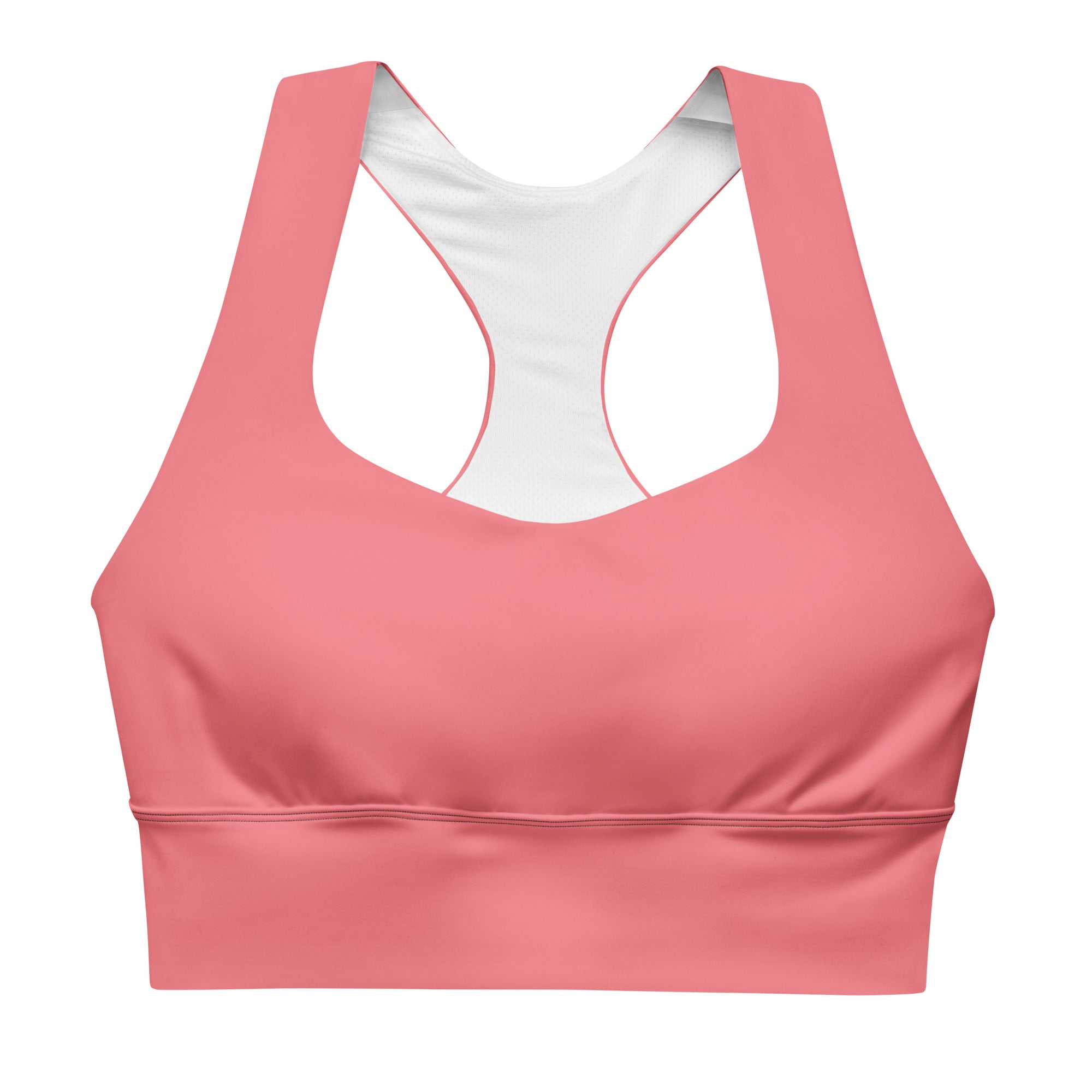 AUD's Pink Longline Sports Bra