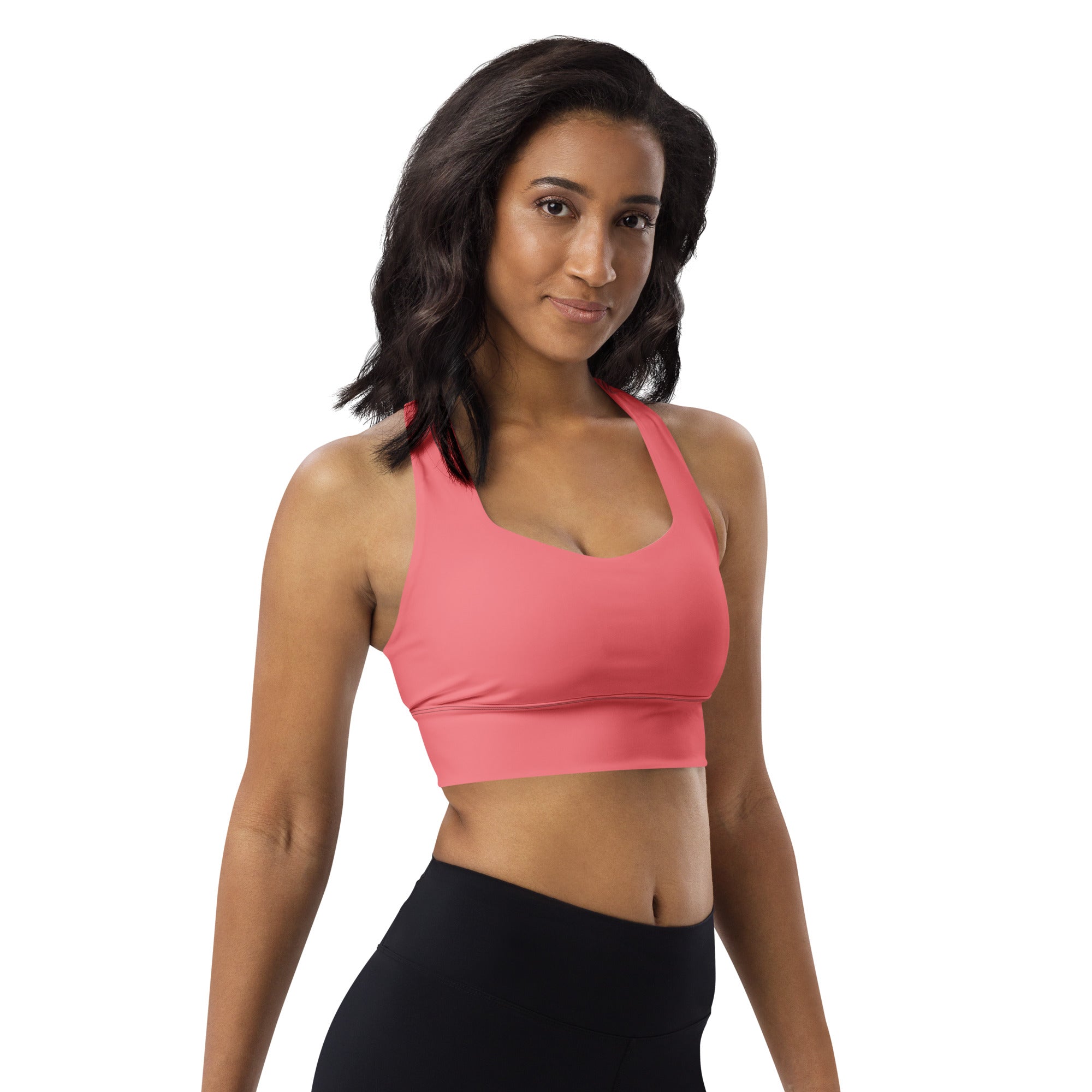 AUD's Pink Longline Sports Bra