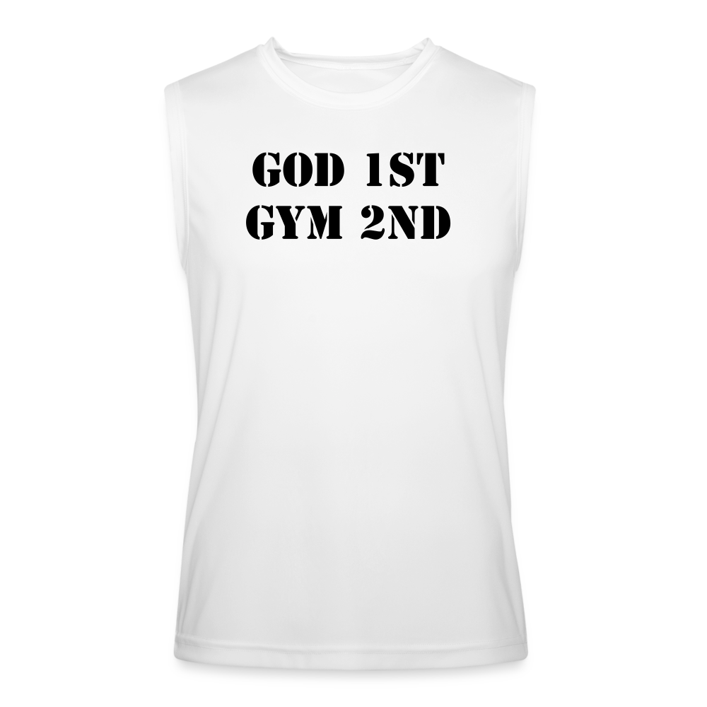 AUD Men’s Performance Sleeveless Shirt - white