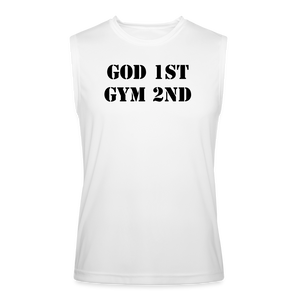 AUD Men’s Performance Sleeveless Shirt - white