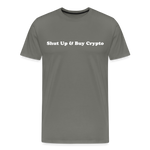 Load image into Gallery viewer, AUD&#39;s Premium Crypto T-Shirt - asphalt gray
