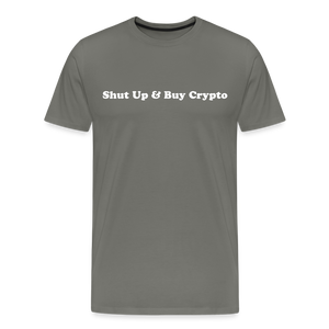 AUD's Premium Crypto T-Shirt - asphalt gray