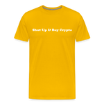 Load image into Gallery viewer, AUD&#39;s Premium Crypto T-Shirt - sun yellow
