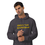 Load image into Gallery viewer, God 1st Gym 2nd Unisex (Embroidery) Hoodie
