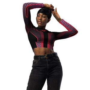 AUD's Recycled Long-Sleeve Crop Top