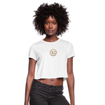 Load image into Gallery viewer, AUD Women&#39;s Cropped T-Shirt - white
