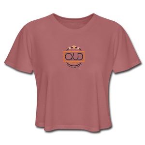 AUD Women's Cropped T-Shirt - mauve