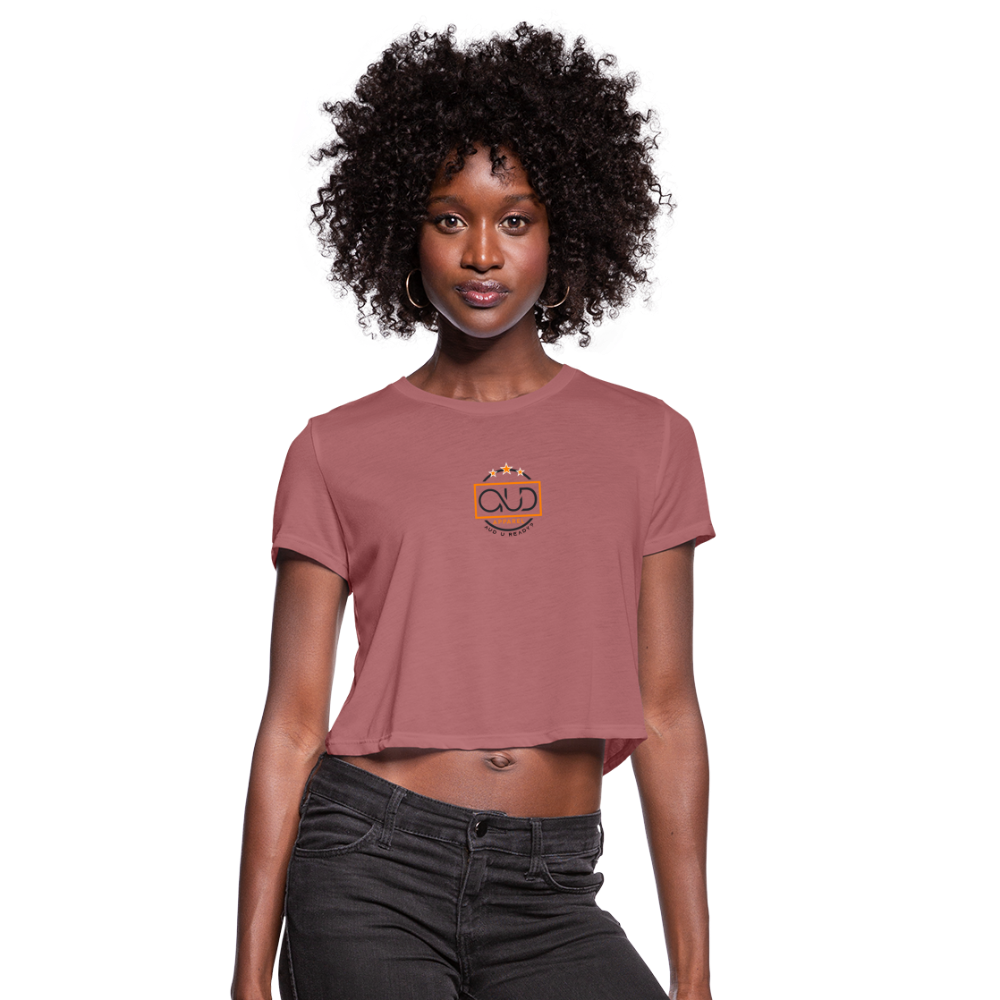 AUD Women's Cropped T-Shirt - mauve