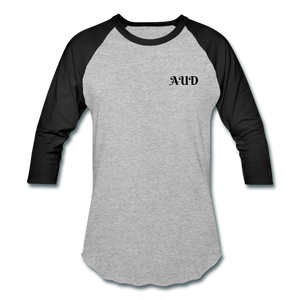 AUD Baseball T-Shirt - heather gray/black