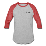 Load image into Gallery viewer, AUD Baseball T-Shirt - heather gray/red
