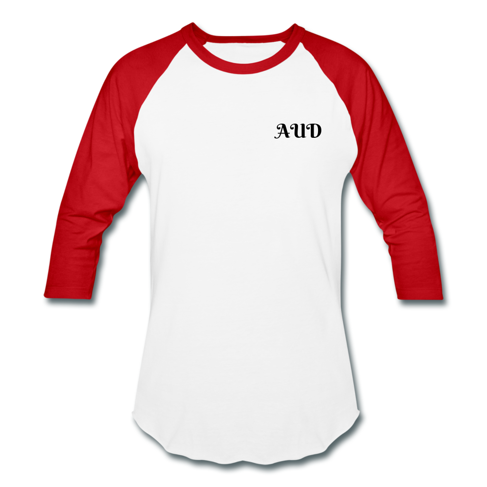 AUD Baseball T-Shirt - white/red