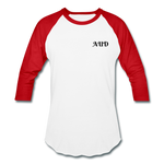 Load image into Gallery viewer, AUD Baseball T-Shirt - white/red
