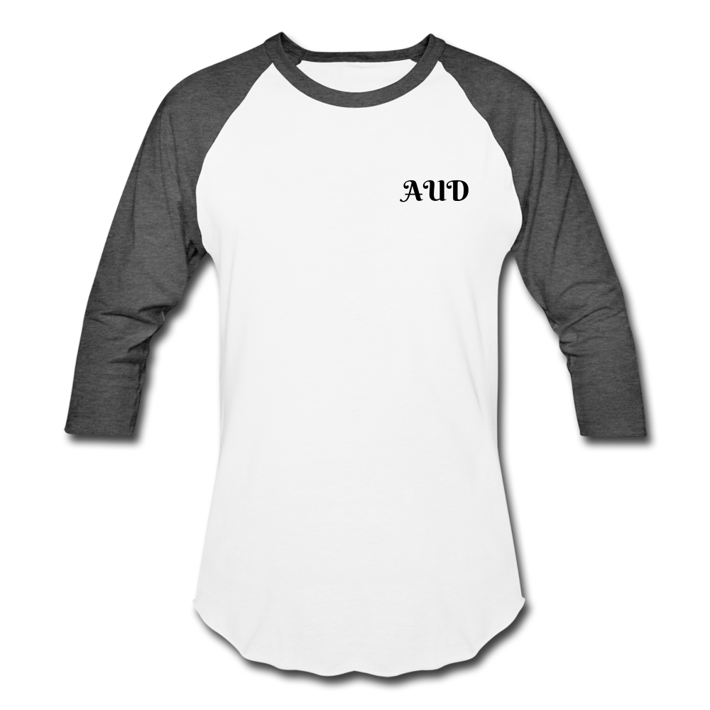 AUD Baseball T-Shirt - white/charcoal