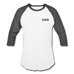 Load image into Gallery viewer, AUD Baseball T-Shirt - white/charcoal
