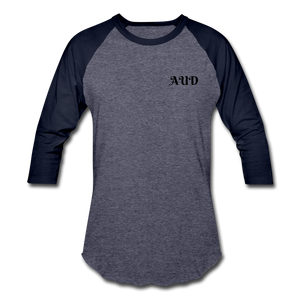 AUD Baseball T-Shirt - heather blue/navy