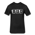Load image into Gallery viewer, AUD Fitted Cotton/Poly T-Shirt - black
