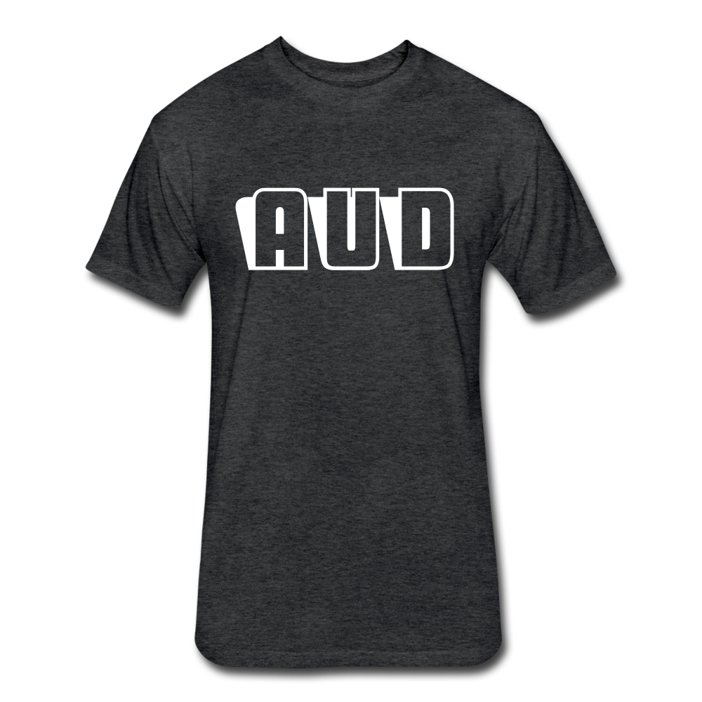 AUD Fitted Cotton/Poly T-Shirt - heather black