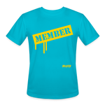 Load image into Gallery viewer, AUD Men’s Moisture Wicking Performance T-Shirt - turquoise

